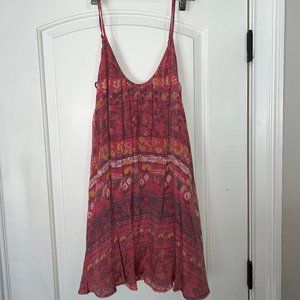 Kimichie Blue Pink Flowy Dress